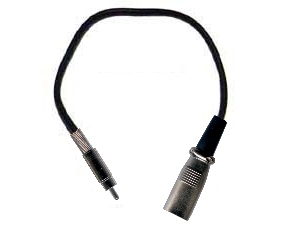 S/PDIF Adapterkabel für Lynx E22/E44, XLR Stecker auf Cinch